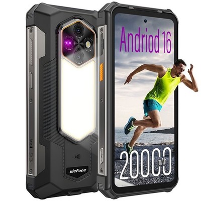 Ulefone Rugking 5 Pro Outdoor Smartphone Android 16 16GB+256GB Handy 64MP+20MP
