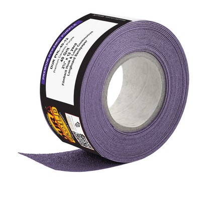 40 Grit Purple Ceramic 2.75'' x 12 Yard Roll Hook and Loop Longboard Sandpaper