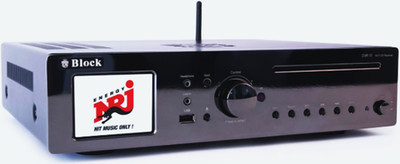 CD Internet Receiver, AudioBlock CVR-10,WiFi,LAN,limited Edition Chrome Schwarz