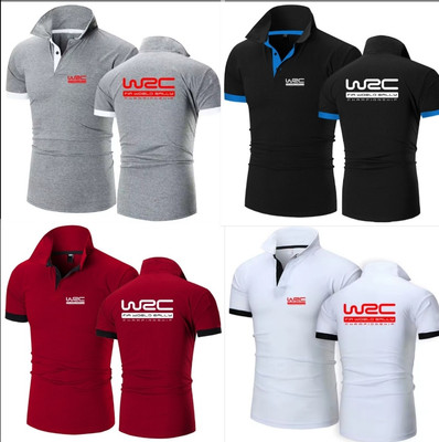 Wrc Polo T-Shirt Herren Damen Kurzarm Knopfleiste Shirt FIA World Rallye