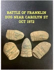 Civil War Miniballs: Dug At The Battle Of Franklin Tennessee NearCarolyn Street