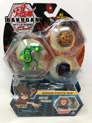 BAKUGAN Battle Planet - Ventus Pandoxx - Starter Pack 3 pieces - New Open Box