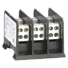 SQUARE D 9080LBA361104 Mintr Distr Block,Al/Cu,600V AC/DC 6PGF8