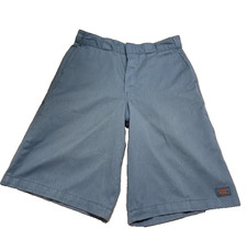 Dickies Men's 13" Loose Fit Multi-Pocket Shorts - Light Blue Size 34