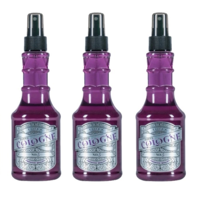 Totex - Aftershave Spray Cologne No.5 Orchid Scent 250ml X 3