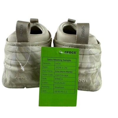 Crocs Echo Storm Marble Clogs Sample M9/W11 Rare Unreleased Gorpcore Y2K Crocs Echo Storm Marble Clogs Sample M9/W11 Rare Unreleased  main image 2