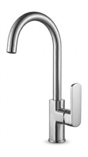 Milan Modern Designer Kitchen Side lever Tap, Made in Italy, PVD Stainless Steel