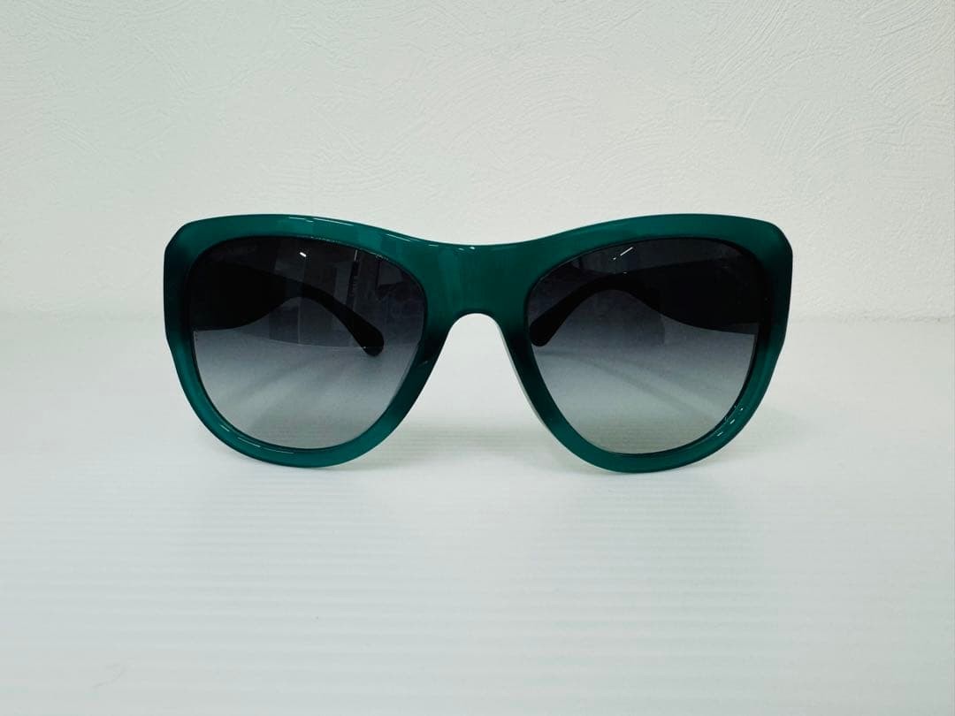 CHANEL 5310-A c.1269/S6 Sunglasses 55□19 140 Green Women | eBay