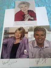 This Morning Cast Signed  Autographs Fern Britton,Denise Robertson & Phillip