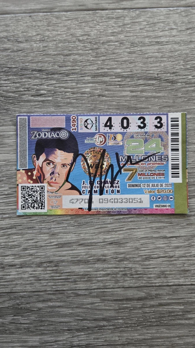 Original Sports Autographed Items Julio Cesar Chavez | Updated Sep