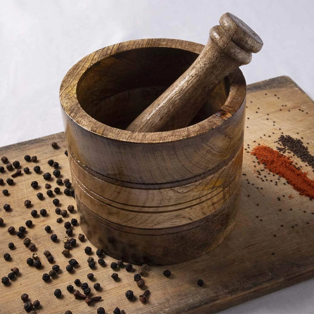 Handcrafted Wooden Mortar & Pestle – Timeless Kitchen Tool with Indian Heritage
Opens in a new windo