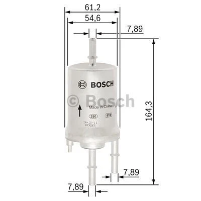 F 026 403 008 ENGINE FUEL FILTER BOSCH FOR SEAT IBIZA III,CORDOBA - Picture 7 of 10