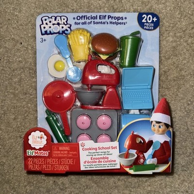 The Elf on the Shelf Polar Props Cooking School 22 Piece Playset Scenes New
