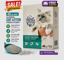 Special Kitty Clumping Clay Cat Litter, Fresh Scent, 45 lb Box, 1 Count