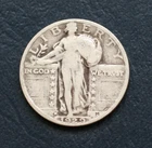 1929 D STANDING LIBERTY QUARTER *VERY GOOD DETAILS - SCRATCHES ON REVERSE*