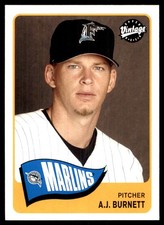 A.J. Burnett 2003 Upper Deck Vintage #115 Marlins MLB READ FREE SHIPPING