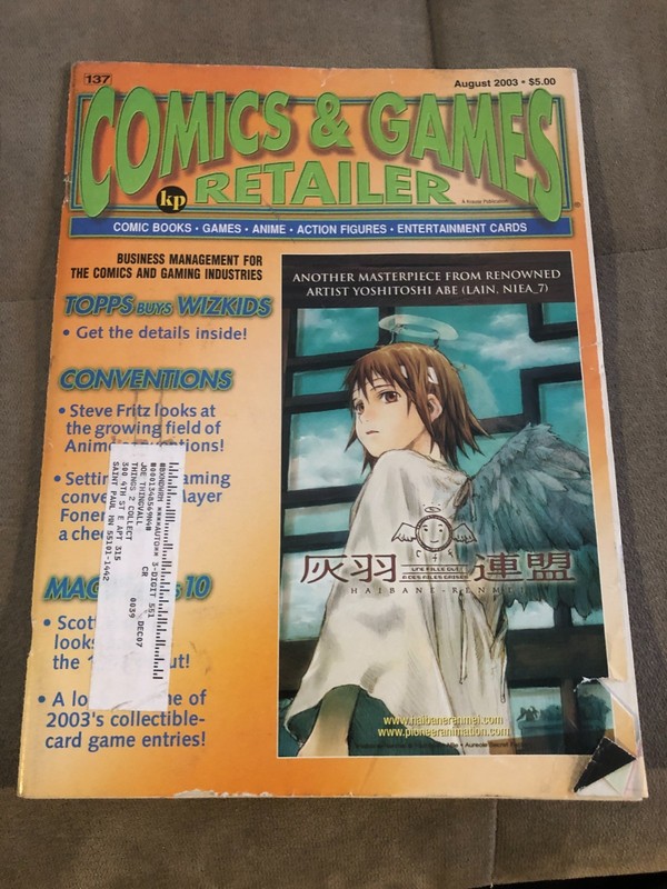 Retailer Fanzine COMICS & GAMES RETAILER #137 - August 2003 - 74 pages