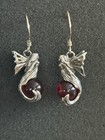 925 Sterling Silver Mermaid Angel Dangle Earrings — photo 1