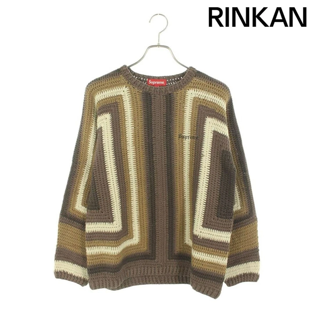 Supreme 22SS pull crocheté main crochet tricot homme L occasion 25dc7b5e19b11c38405