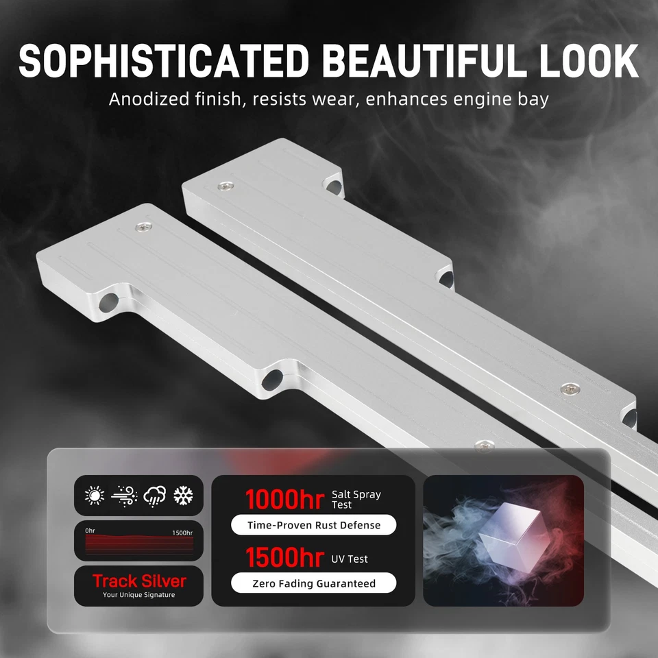 Stainless V8 Engine Spark Plug Wire Loom Holder For Chevrolet C10 C20 C30 Pickup - Image 4 of 4