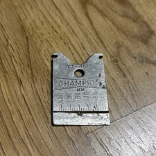 Vintage Champion Spark Plug taper Gauge Gap Tool CT-410 classic bike car 