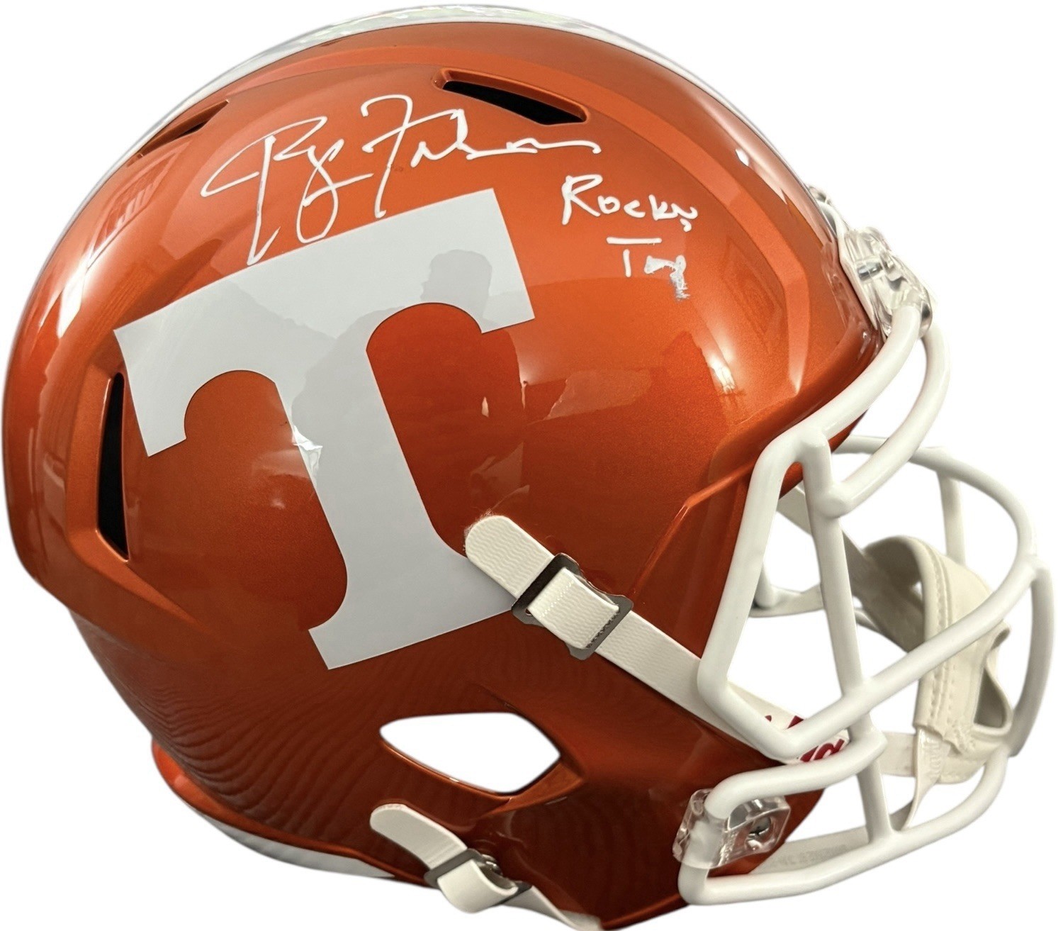 Phillip Fulmer Autographed Signed Tennessee Volunteers Flash Fullsize Helmet Beckett Cert 