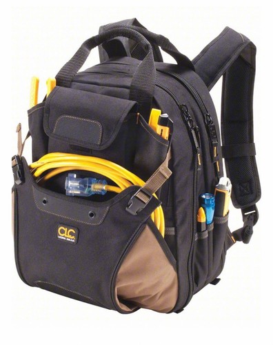 CLC TOOL BAG BACKPACK 8 Outside Pockets 36 Inside Pockets 13 1/4in Overall Wd - Picture 6 of 7