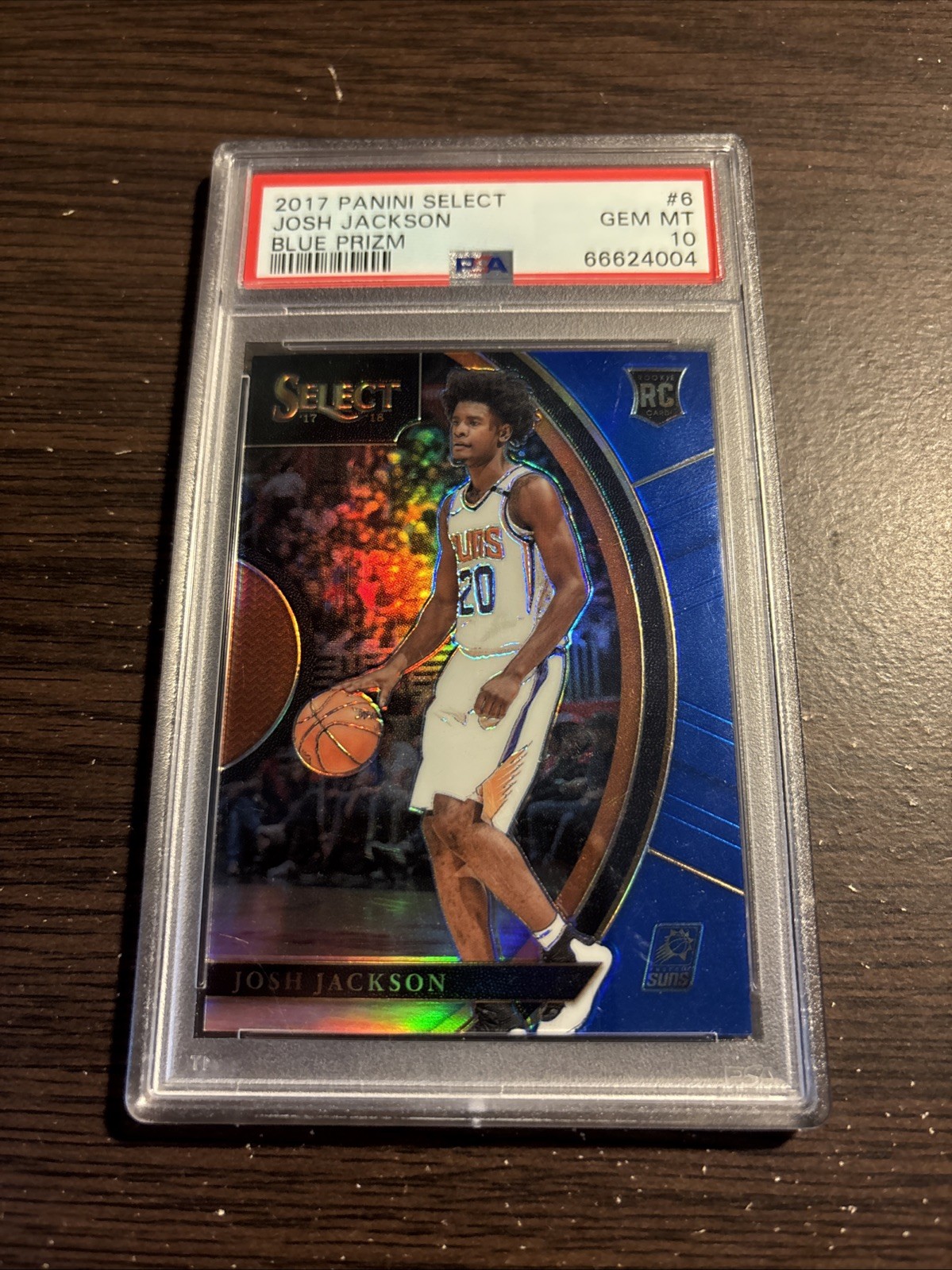 Josh Jackson (2017) Panini Select Blue Prizm /299 Basketball #6 - PSA 10 - Suns