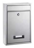 Alco-Albert 8602 Briefkasten, Silber Lackiert, Ca. 32 X 22 X 9 Cm 32 X 22 X 9 Cm