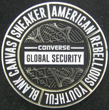 Converse Global Security Sneaker Challenge Coin