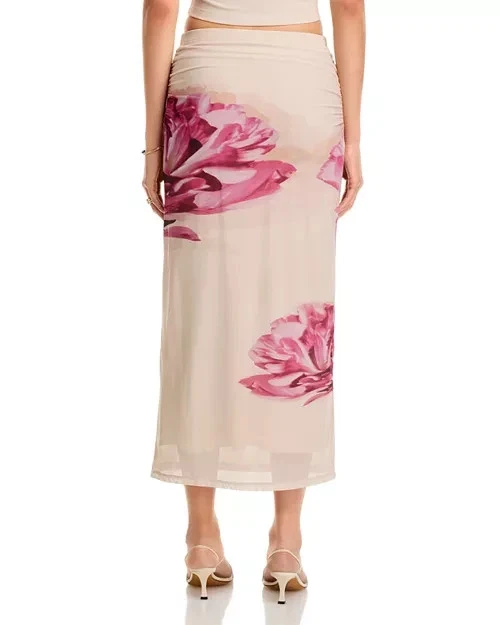 Aqua by Bloomingdale's Rose Mesh Skirt - Extra Small XS - $68 - New Without Tag - Image 2 of 4