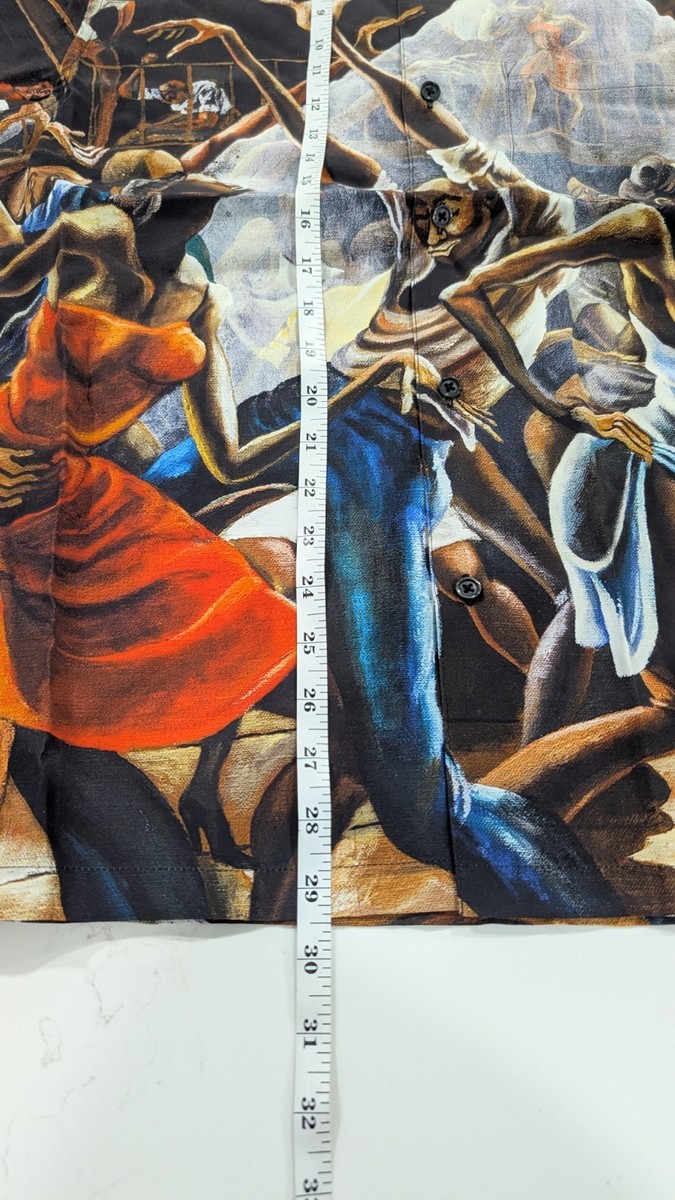 RARE SAMPLE Supreme x Ernie Barnes Sugar Shack Rayon Shirt Mens S