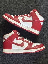Nike Dunk High 46 White Varsity Red