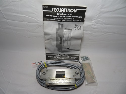 Securitron UNL-12 Electromag UnLatch Strike - 12Vdc Six Wire - Damaged Package