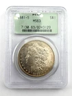 1881-S Morgan Silver Dollar PCGS MS63