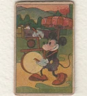 Mickey Mouse of Chindon-ya street performers 1930s Japan Menko card aa