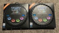 New TOSY Ultimate Flying Disc LED Frisbee NIB Lot Of 2