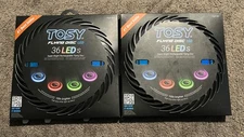 New TOSY Ultimate Flying Disc LED Frisbee NIB Lot Of 2
