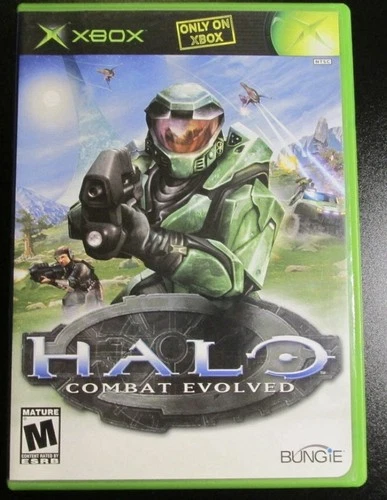 Halo: Combat Evolved First Print Black Label (Xbox, 2001) MINT W/ Protector