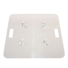 24"x24" 6mm Lighting Stand Square Aluminum Trussing Base Plate For 12"x12" Truss