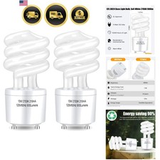 CFL Light Bulbs GU24 Base, T3 Spiral 13Watt 60Watt Equ Soft White 2700K 900lm...