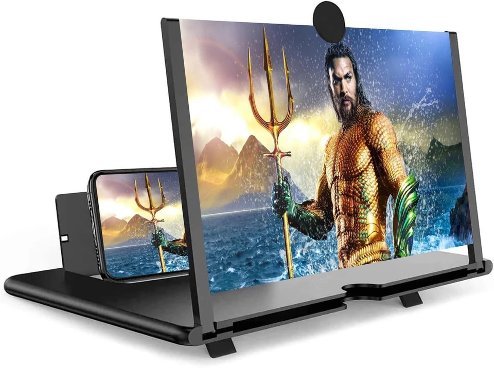 16 Inch Smartphone Screen Magnifier Foldable HD Amplifier Stand for Movies Ga... - Image 3 of 4