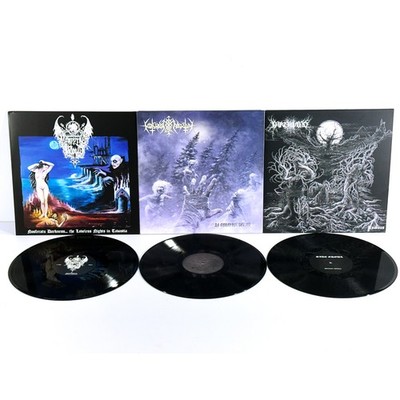 NARTVIND / NOKTURNAL MORTUM / VAMPYRIC BLOOD 3x LP Damaged Jackets Bundle