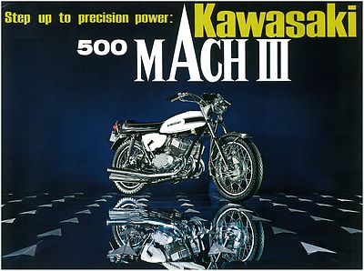 hashiページ KAWASAKI Brochure H1 500 Mach III 1969 Sales Catalog REPRO | eBay