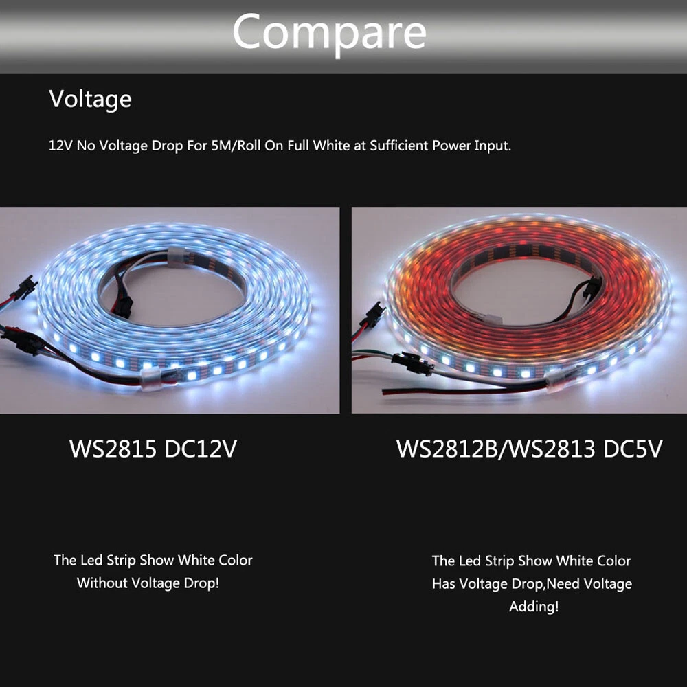 12v individually sale addressable led strip