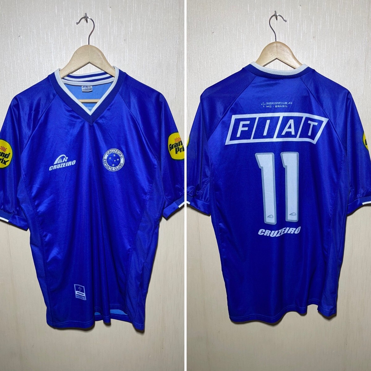 Cruzeiro Esporte Clube vintage soccer jersey 90s Men Size L