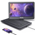 New Listing19" Portable Dvd Player with 16" Swivel Screen Rechargeable Battery Hdmi Usb Cd