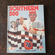 1984 NASCAR Southern 500 Darlington Raceway Souvenir Program Harry Gant Winner.