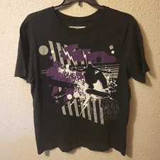 NSS T Shirt Mens Large Black Short Sleeve Skateboarding 2000s Style