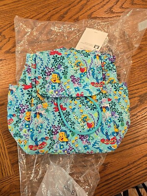 Vera Bradley Disney Ariel The Little Mermaid Floral Disney Mini Backpack (NWT)